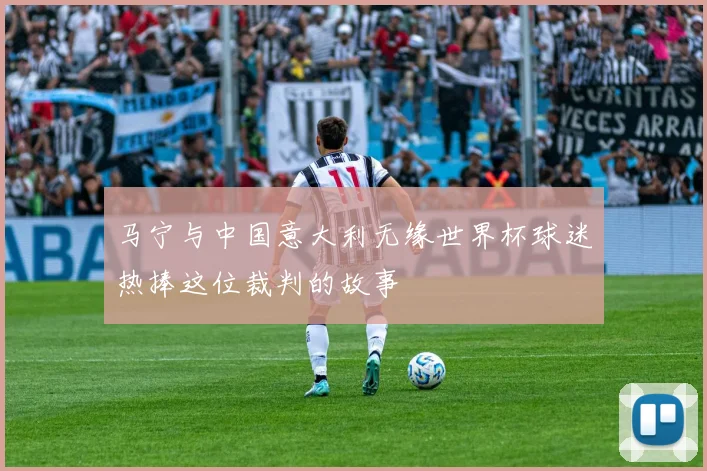 马宁与中国意大利无缘世界杯球迷热捧这位裁判的故事